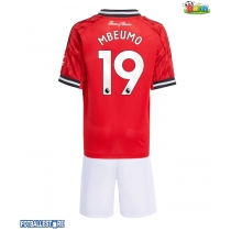 Manchester United Bryan Mbeumo #19 Hjemmedraktsett Barn 2025-26 Kortermet (+ Korte bukser)